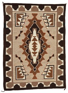 A Navajo rug, by Helen Tsosie