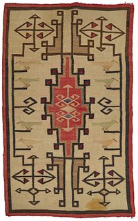 A Navajo pictorial rug
