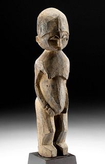 Fine 20th C. Burkina Faso Lobi Wood Female Figure