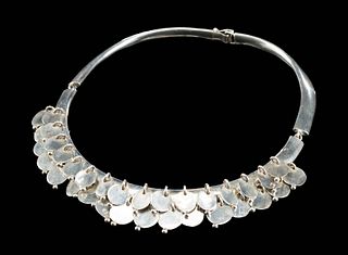 Spratling Silver Choker Necklace w/ Danglers