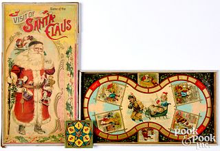 McLoughlin Bros. Game of the Visit of Santa Claus