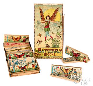 ABC Butterfly Blocks, attributed to Bliss
