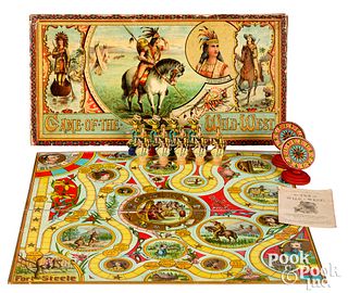 R. Bliss Game of the Wild West board game