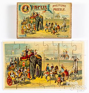 McLoughlin Bros. Circus Picture Puzzle, ca. 1890