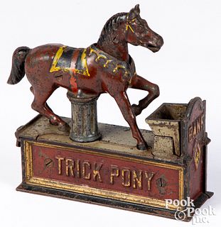 Trick Pony cast iron mechanical bank