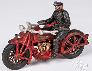 Hubley cast iron sidecar motorcycle