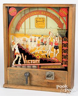 Victory Professional Basket Ball coin operated