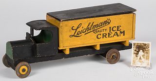 Leichtman's Quality Ice Cream delivery truck