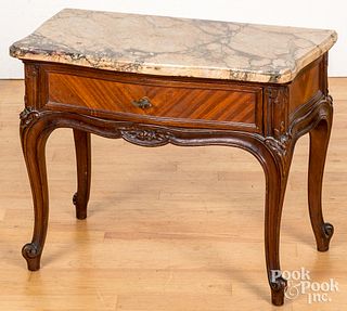 French marble top stand, early 20th c.