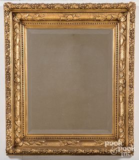 Large Victorian giltwood mirror