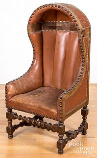 Unusual English mahogany child's chair