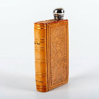Doulton Lambeth Reform Book Flask, We Two