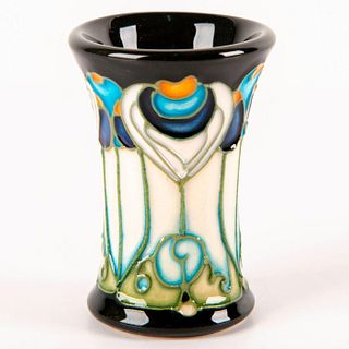 Moorcroft Pottery Miniature Vase, Art Nouveau