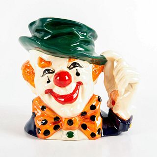 Large Royal Doulton Colorway Character Jug, Clown With Hat