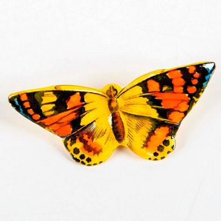 Rare Royal Doulton Porcelain Butterfly Brooch