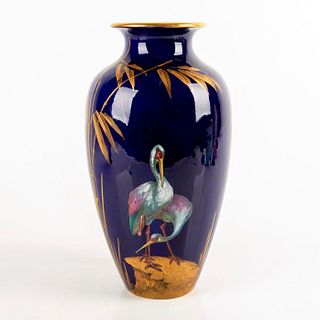 Vintage Pinder Bourne and Company Ceramic Vase, Birds