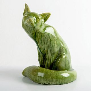 Royal Doulton Experimental Glaze Figurine, Seated Fox Green