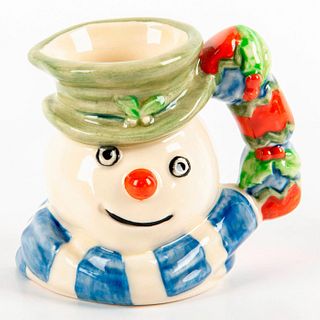 Snowman Christmas Cracker D7158 - Mini - Royal Doulton Character Jug