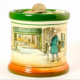 Royal Doulton Dickens Series Ware Tobacco Jar, Mr. Micawber