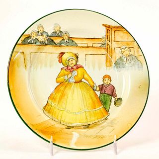 Royal Doulton Dickens Series Ware Small Plate, Mrs. Bardell