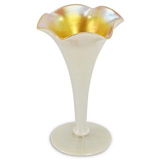 Steuben Gold Calcite Vase
