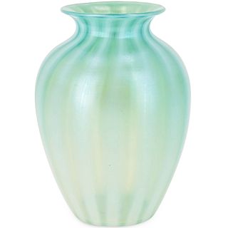 Steuben Oriental Jade Glass Vase