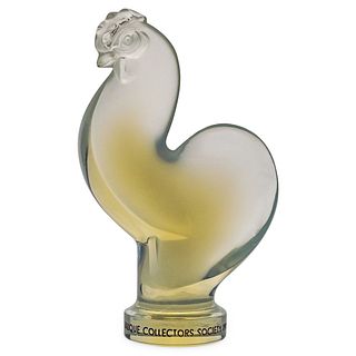 Lalique Rooster Paperweight