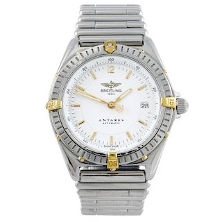 BREITLING - a gentleman's Windrider Antares bracelet watch. Stainless steel case with calibrated bez