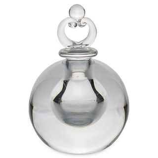 Steuben Spherical Cologne Bottle