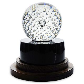 Steuben Solid Glass Ball Luminor