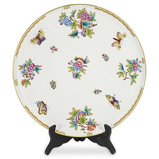 Herend Round "Queen Victoria" Porcelain Tray