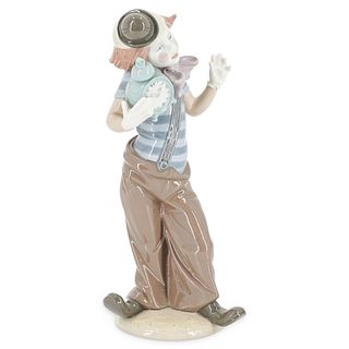 Lladro “Clown With Alarm Clock” Porcelain Figure