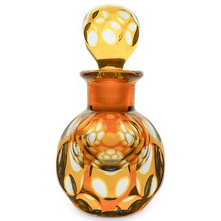 Perthshire Amber Glass Perfume Bottle