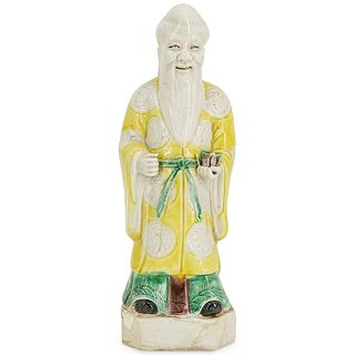Chinese Porcelain Sancai Xian Figure