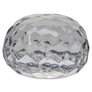 Baccarat Clear Crystal Paperweight