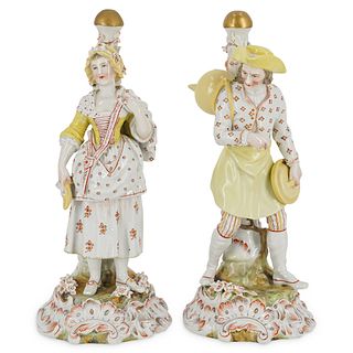 (2 Pc) Johansen Roth Meissen Porcelain Figurines