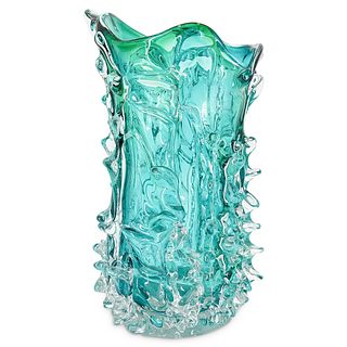 Large "Guenther" Art Glass Vase