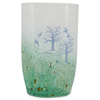 Kosta Boda Art Glass Vase By Kjell Engman