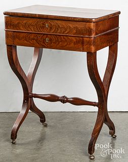 Classical mahogany work stand