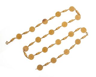 18K Gold Convertible Necklace