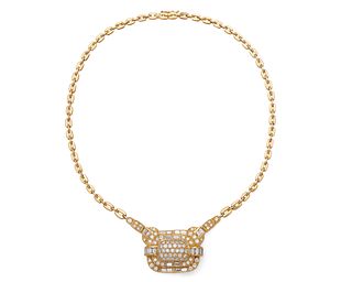 18K Gold and Diamond Necklace