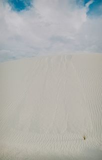 DENNIS HOPPER, (American, 1936-2010), White Sands, color photograph, 11 x 7 in., frame: 15 3/4 x 11 3/4 in.