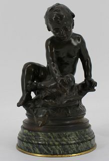 Auguste Moreau (FR 1826 - 1897) Bronze Sculpture