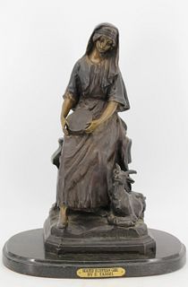 Emile Tassel (1838 - 1879) " Seated Egyptian Girl"