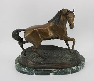 After P.J.Mene Bronze Sculpture Of A Horse