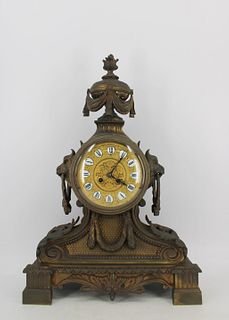 Antique Large & Finest Quality French Bronze Clock