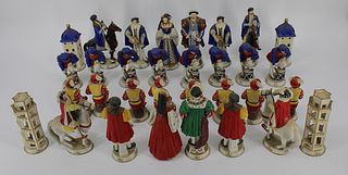 Rudolph Kammer Field of Cloth of Gold Chess Set