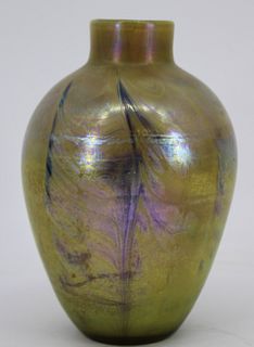 Tiffany Studios (Attrib) Favrille Glass Vase