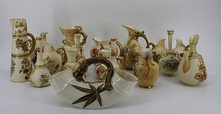 18 Pieces Of Assorted Royal Worcester Porcelains.