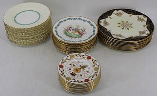 Lot Of Assorted English Porcelain Plates.